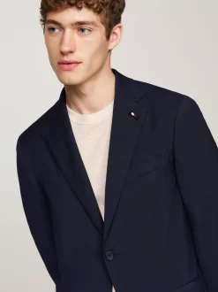 Garnitury I Kostiumy*Tommy Hilfiger Wąski Dwuczęściowy Garnitur BLUE