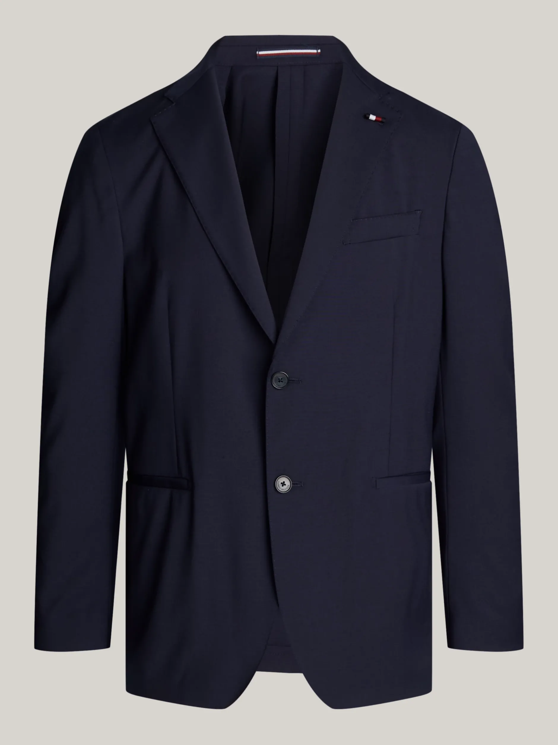 Garnitury I Kostiumy*Tommy Hilfiger Wąski Dwuczęściowy Garnitur BLUE
