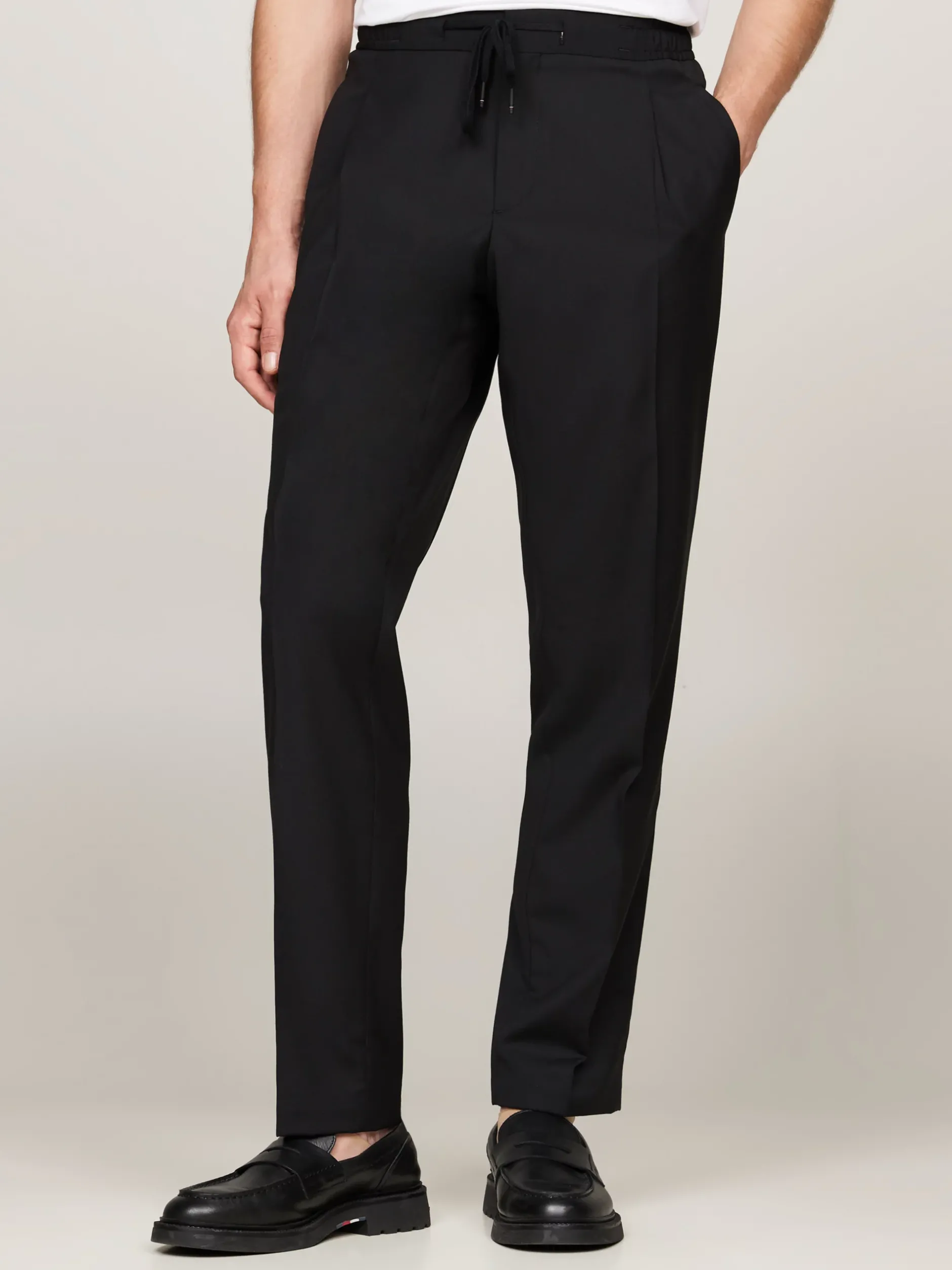 Garnitury I Kostiumy*Tommy Hilfiger Wąski Dwuczęściowy Garnitur BLACK