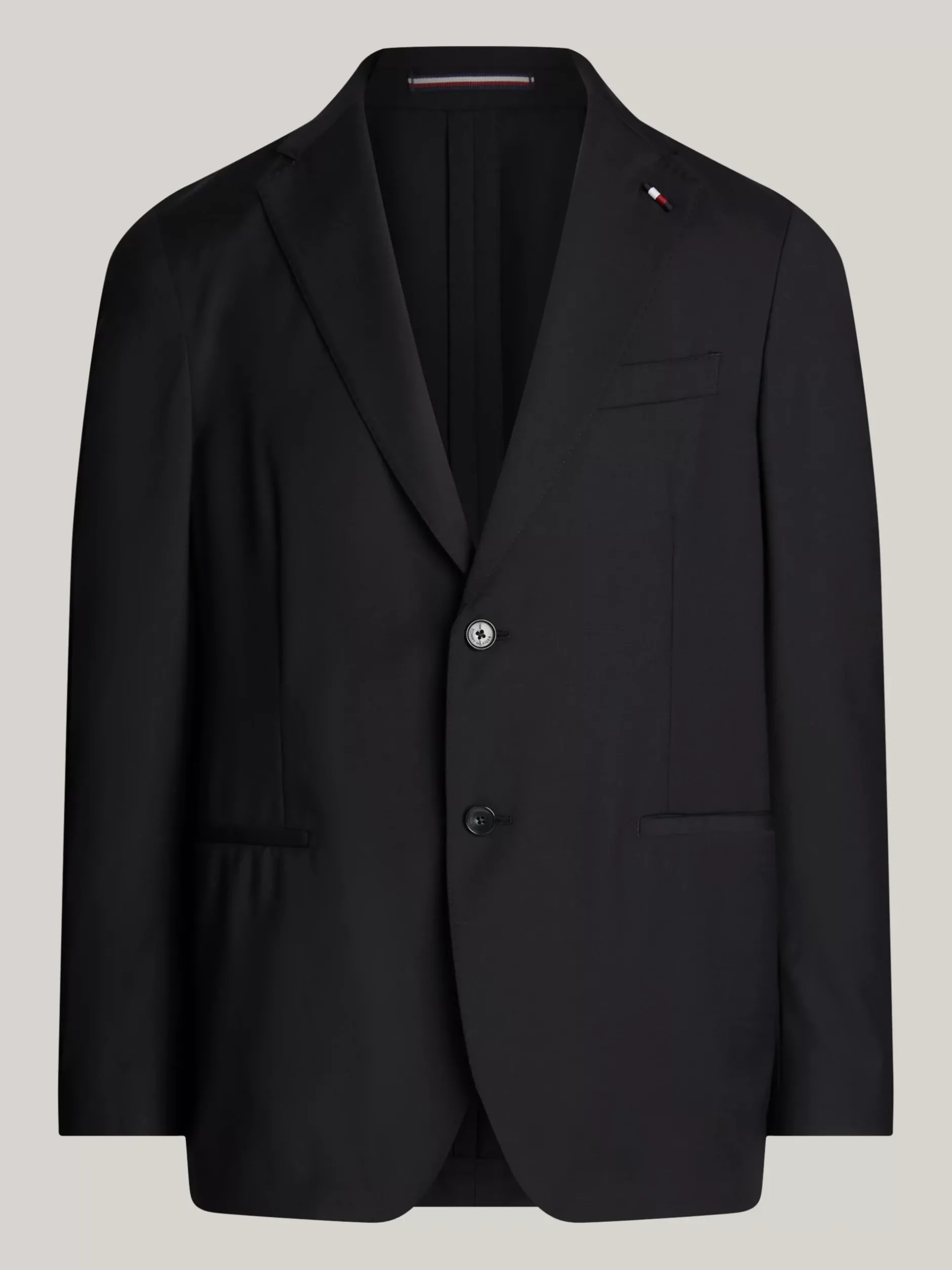 Garnitury I Kostiumy*Tommy Hilfiger Wąski Dwuczęściowy Garnitur BLACK