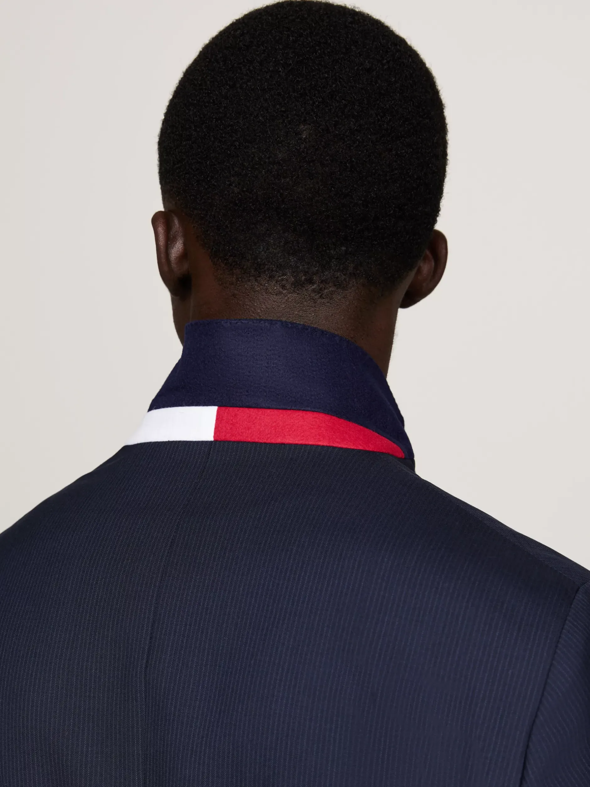 Garnitury I Kostiumy*Tommy Hilfiger Wąski Dwuczęściowy Garnitur Z Włoskiej Wełny BLUE