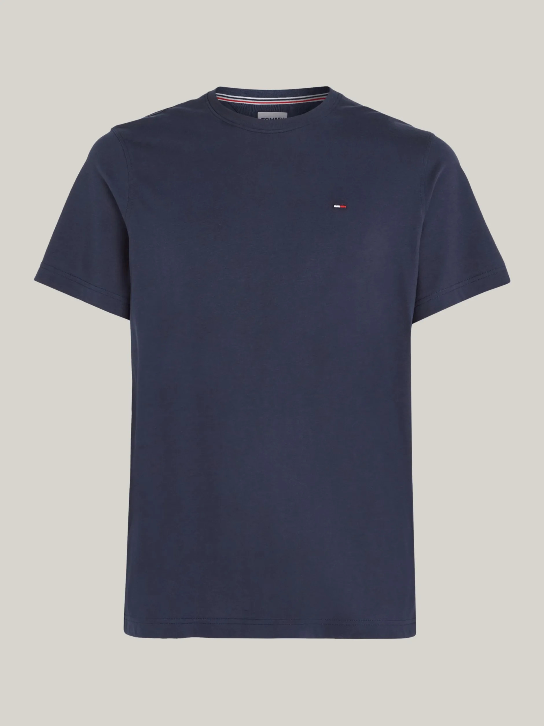 T-Shirty*Tommy Hilfiger Wąski T-shirt BLACK IRIS