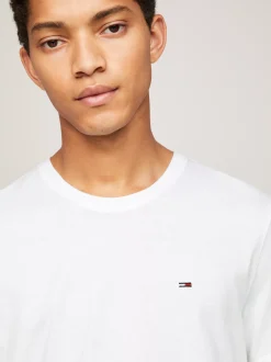 T-Shirty*Tommy Hilfiger Wąski T-shirt CLASSIC WHITE