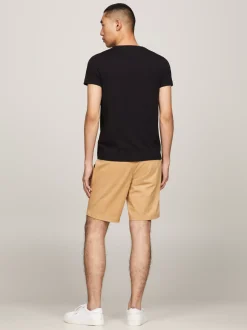 T-Shirty*Tommy Hilfiger Wąski T-shirt TH Flex BLACK