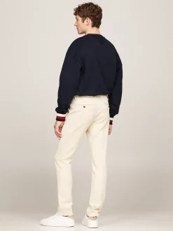 Spodnie*Tommy Hilfiger Wąskie Bawełniane Chinosy Bleecker CLASSIC BEIGE