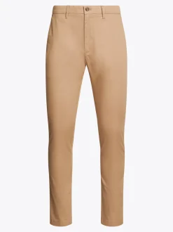 Spodnie*Tommy Hilfiger Wąskie Bawełniane Chinosy Bleecker SAFARI CANVAS