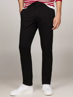 Spodnie*Tommy Hilfiger Wąskie Chinosy 1985 Collection Z Bawełny Pima Ze Stretchem BLACK