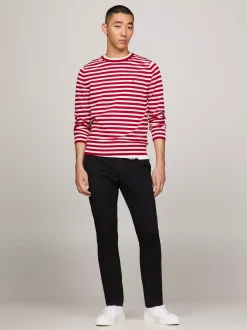 Spodnie*Tommy Hilfiger Wąskie Chinosy 1985 Collection Z Bawełny Pima Ze Stretchem BLACK