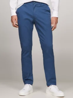 Spodnie*Tommy Hilfiger Wąskie Chinosy 1985 Collection Z Bawełny Pima Ze Stretchem AEGEAN SEA