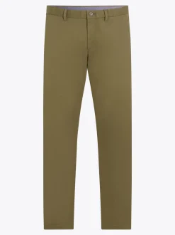 Spodnie*Tommy Hilfiger Wąskie Chinosy 1985 Collection Z Bawełny Pima Ze Stretchem UTILITY OLIVE