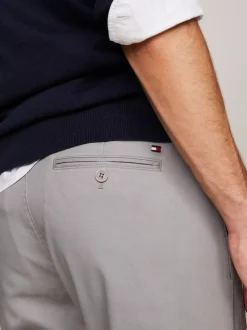 Spodnie*Tommy Hilfiger Wąskie Chinosy 1985 Collection Z Bawełny Pima Ze Stretchem HYDROGEN GREY