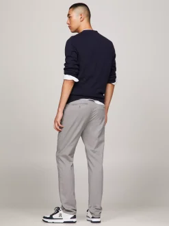 Spodnie*Tommy Hilfiger Wąskie Chinosy 1985 Collection Z Bawełny Pima Ze Stretchem HYDROGEN GREY