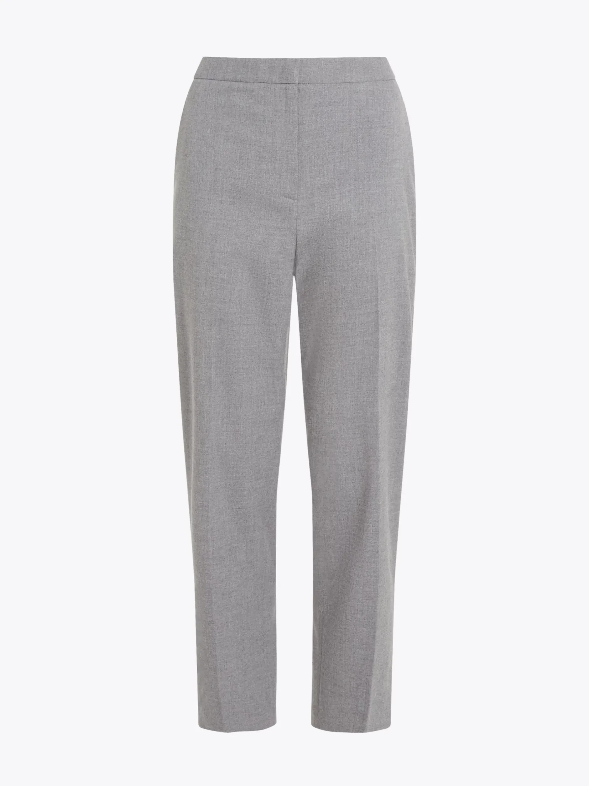 Spodnie*Tommy Hilfiger Wąskie Chinosy Flanelowe Z Prostymi Nogawkami MEDIUM GREY HEATHER