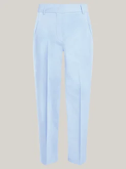 Spodnie*Tommy Hilfiger Wąskie Chinosy Z Prostymi Nogawkami VESSEL BLUE