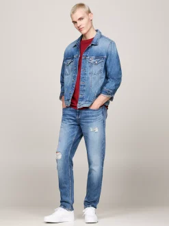 Jeansy*Tommy Hilfiger Wąskie Jeansy Austin Ze Zwężanymi Nogawkami DENIM MEDIUM