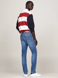 Jeansy*Tommy Hilfiger Wąskie Jeansy Bleecker W Technologii TH Flex PLAYA INDIGO