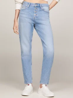 Jeansy*Tommy Hilfiger Wąskie Jeansy Izzie Z Wysokim Stanem DENIM LIGHT