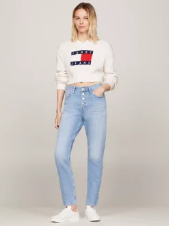 Jeansy*Tommy Hilfiger Wąskie Jeansy Izzie Z Wysokim Stanem DENIM LIGHT