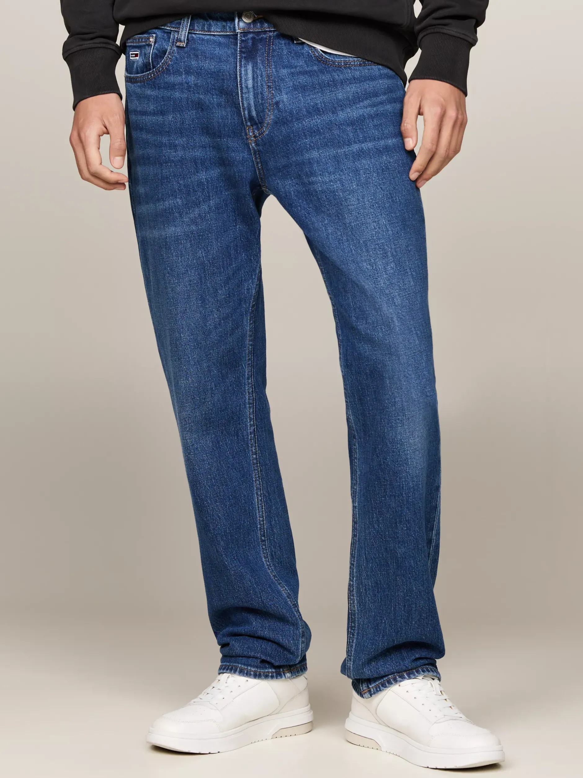 Jeansy*Tommy Hilfiger Wąskie Jeansy Ryan Z Prostymi Nogawkami DENIM DARK