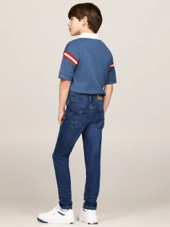 Jeansy*Tommy Hilfiger Wąskie Jeansy Scanton Y CORALBLUE