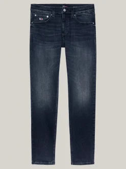Jeansy*Tommy Hilfiger Wąskie Jeansy Scanton Z Efektem Wyblaknięcia DENIM DARK