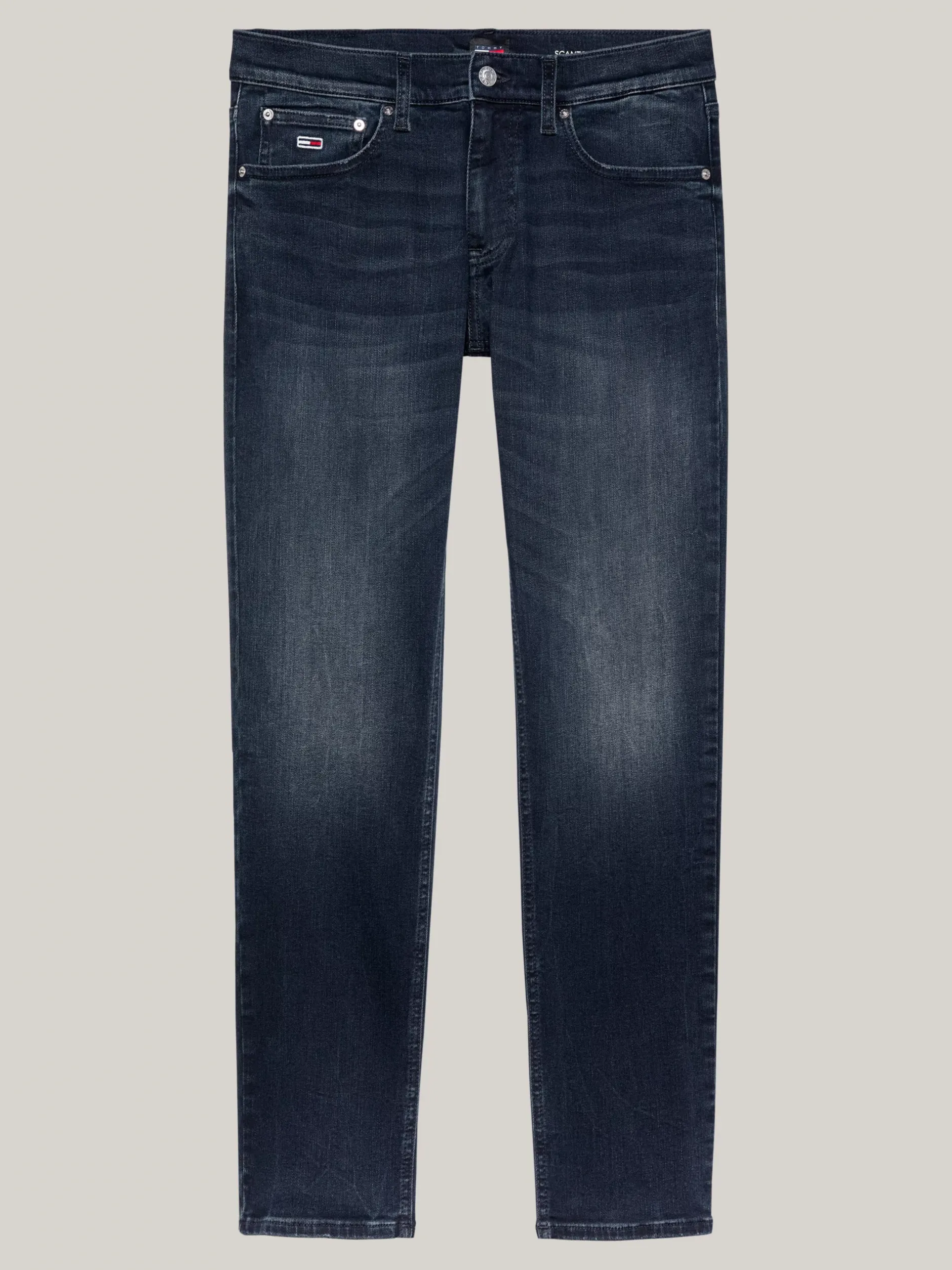 Jeansy*Tommy Hilfiger Wąskie Jeansy Scanton Z Efektem Wyblaknięcia DENIM DARK