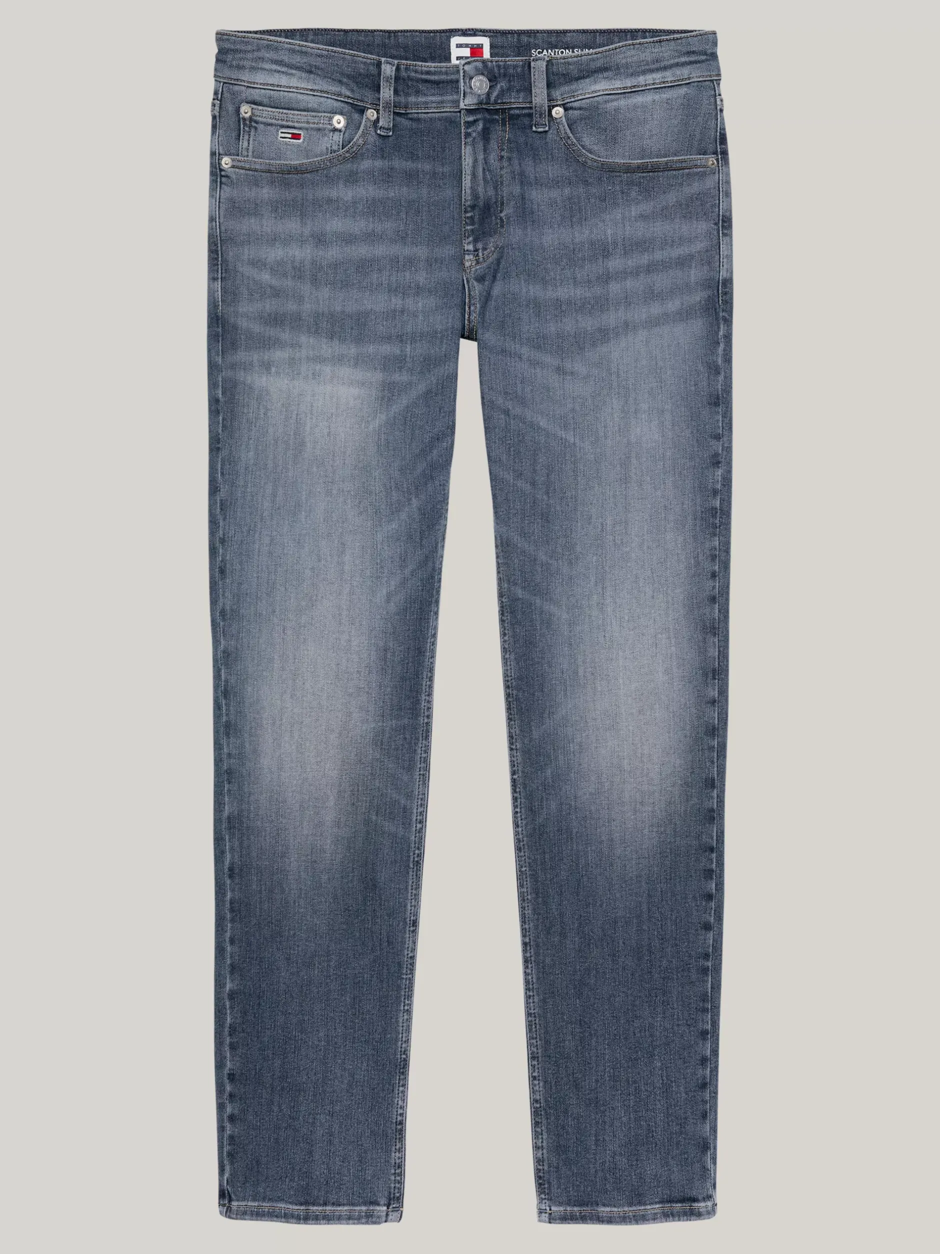 Jeansy*Tommy Hilfiger Wąskie Jeansy Scanton Z Efektem Wyblaknięcia DENIM DARK