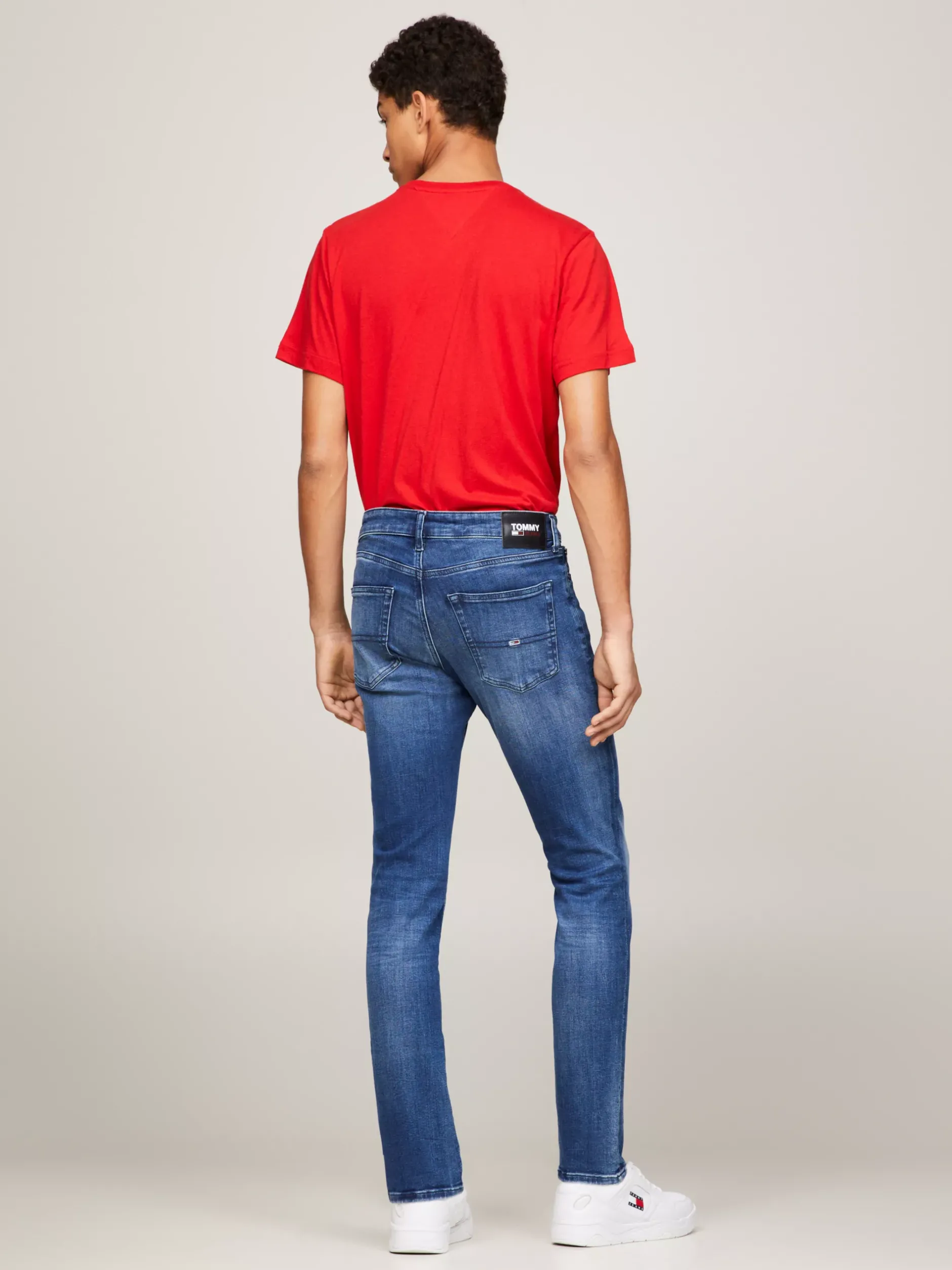 Jeansy*Tommy Hilfiger Wąskie Jeansy Scanton Ze Stretchem DYNAMIC JACOB MID BLUE STRETCH