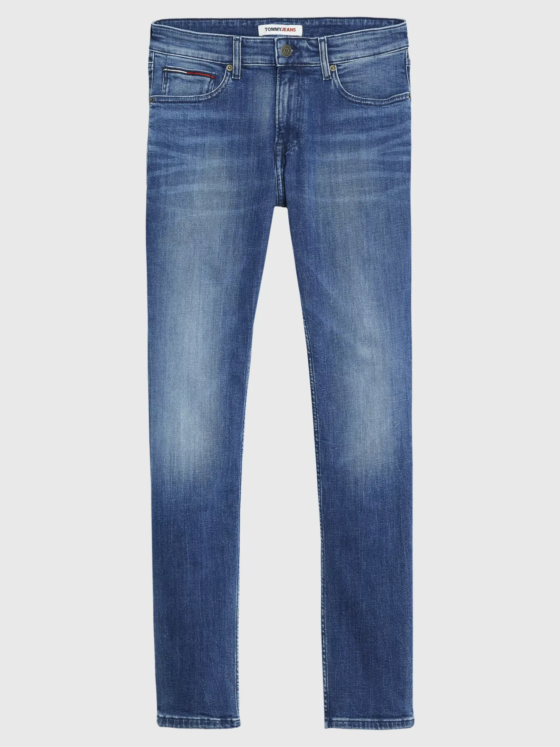 Jeansy*Tommy Hilfiger Wąskie Jeansy Scanton Ze Stretchem DYNAMIC JACOB MID BLUE STRETCH