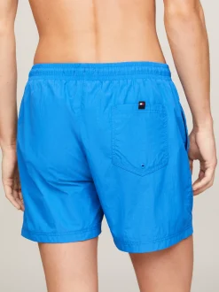Stroje Kąpielowe*Tommy Hilfiger Wąskie Spodenki Kąpielowe Z Logo MERIDIAN BLUE