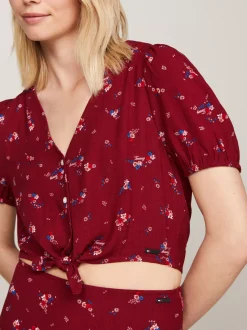 Koszule & Bluzki*Tommy Hilfiger Wzorzysta Bluzka Z Balonowymi Rękawami MOUNTAIN FLORAL