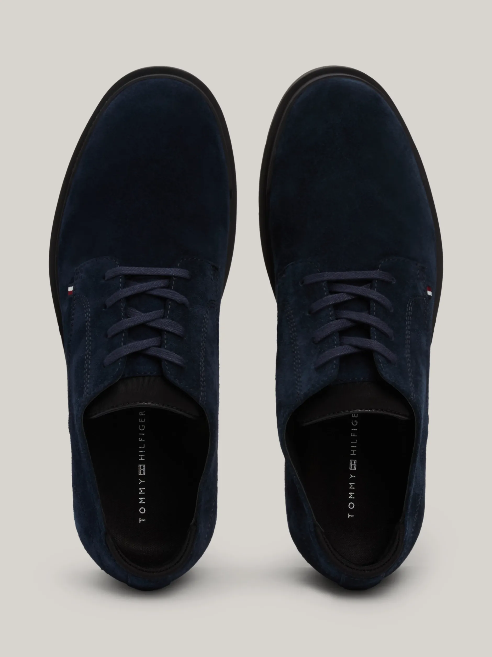 Buty Wizytowe*Tommy Hilfiger Zamszowe Buty Derby DESERT SKY