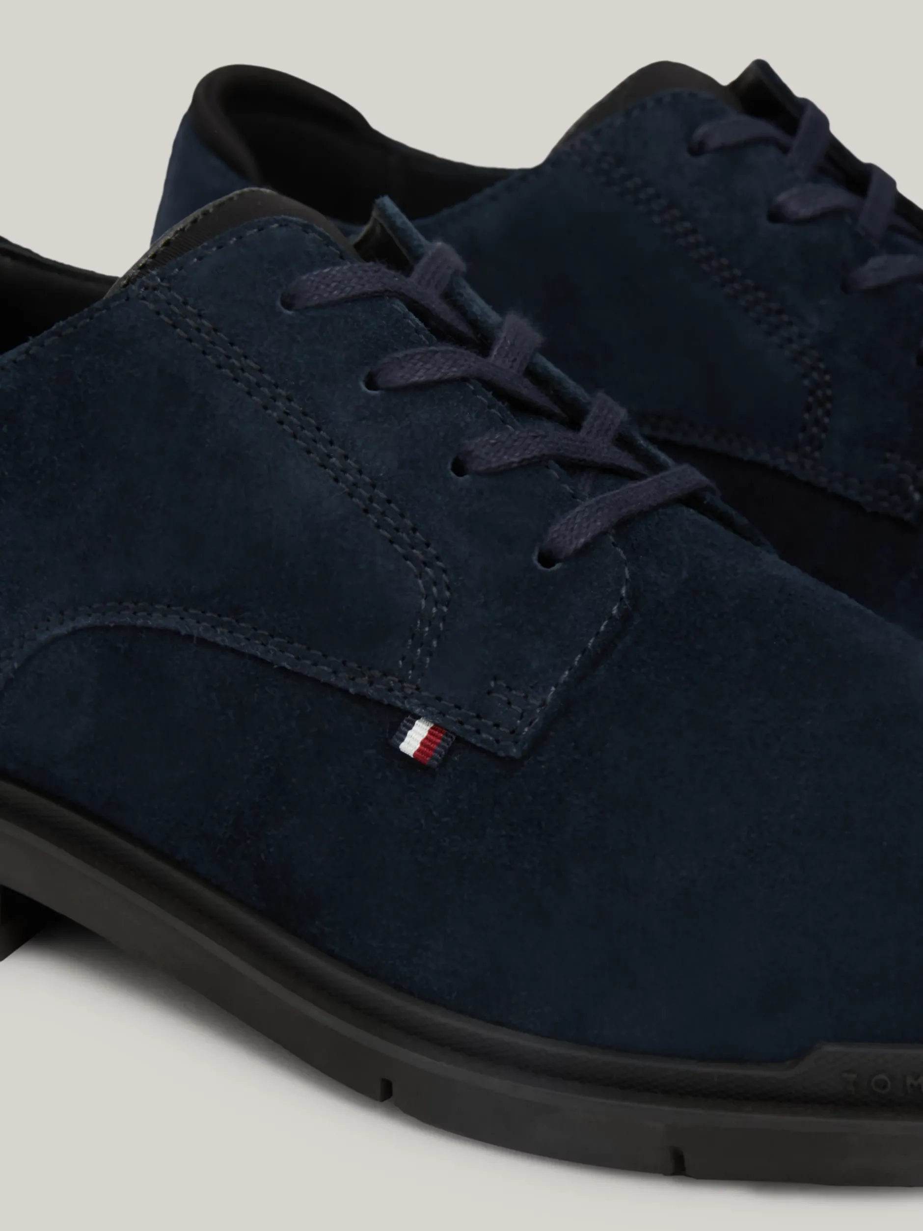 Buty Wizytowe*Tommy Hilfiger Zamszowe Buty Derby DESERT SKY