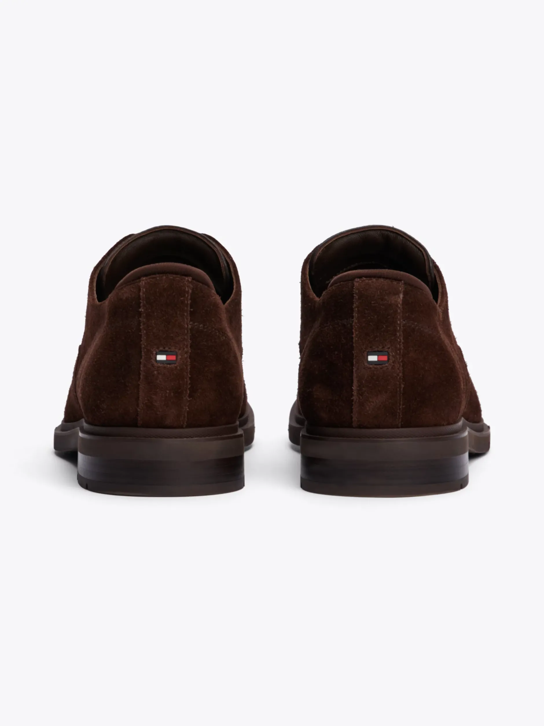 Buty Wizytowe*Tommy Hilfiger Zamszowe Buty Derby COCOA