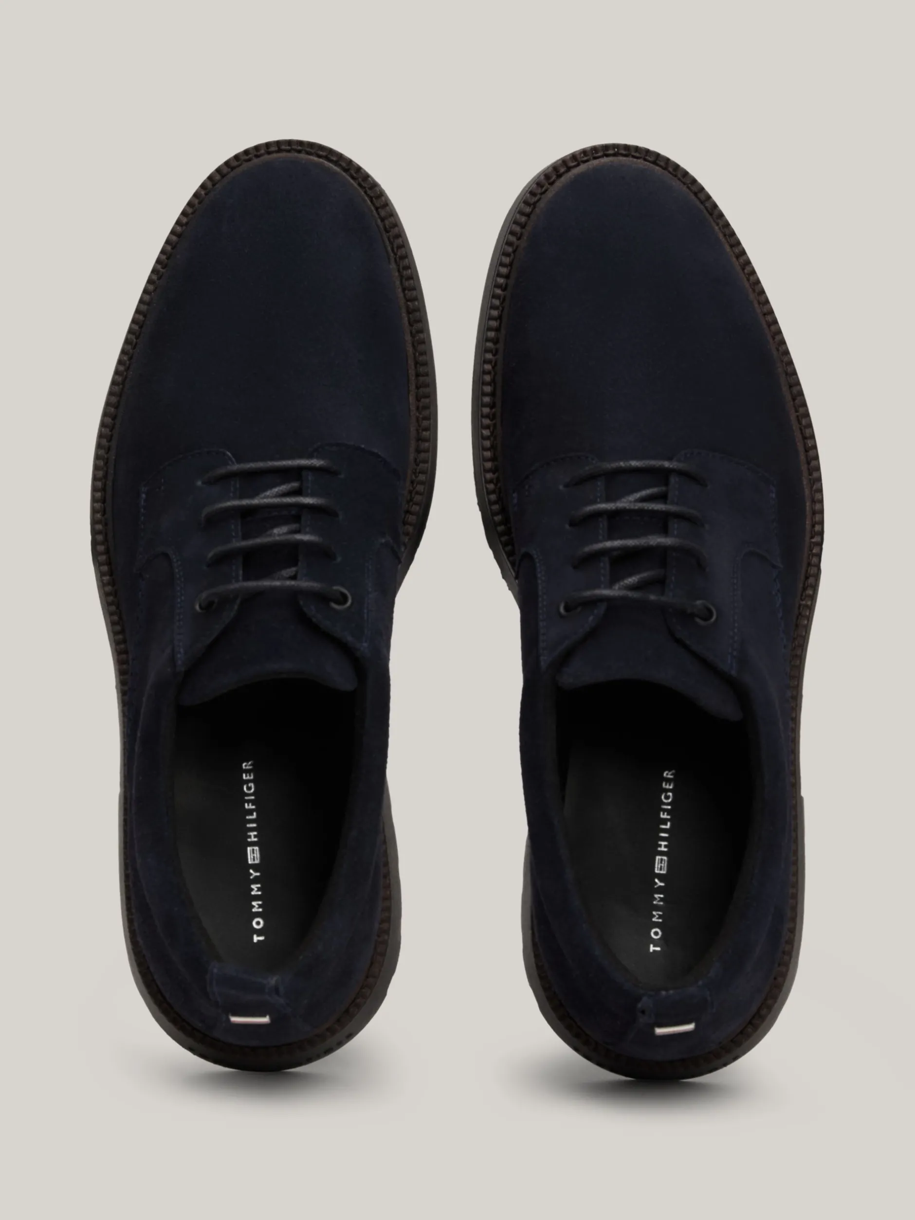 Buty Wizytowe*Tommy Hilfiger Zamszowe Buty Derby DESERT SKY