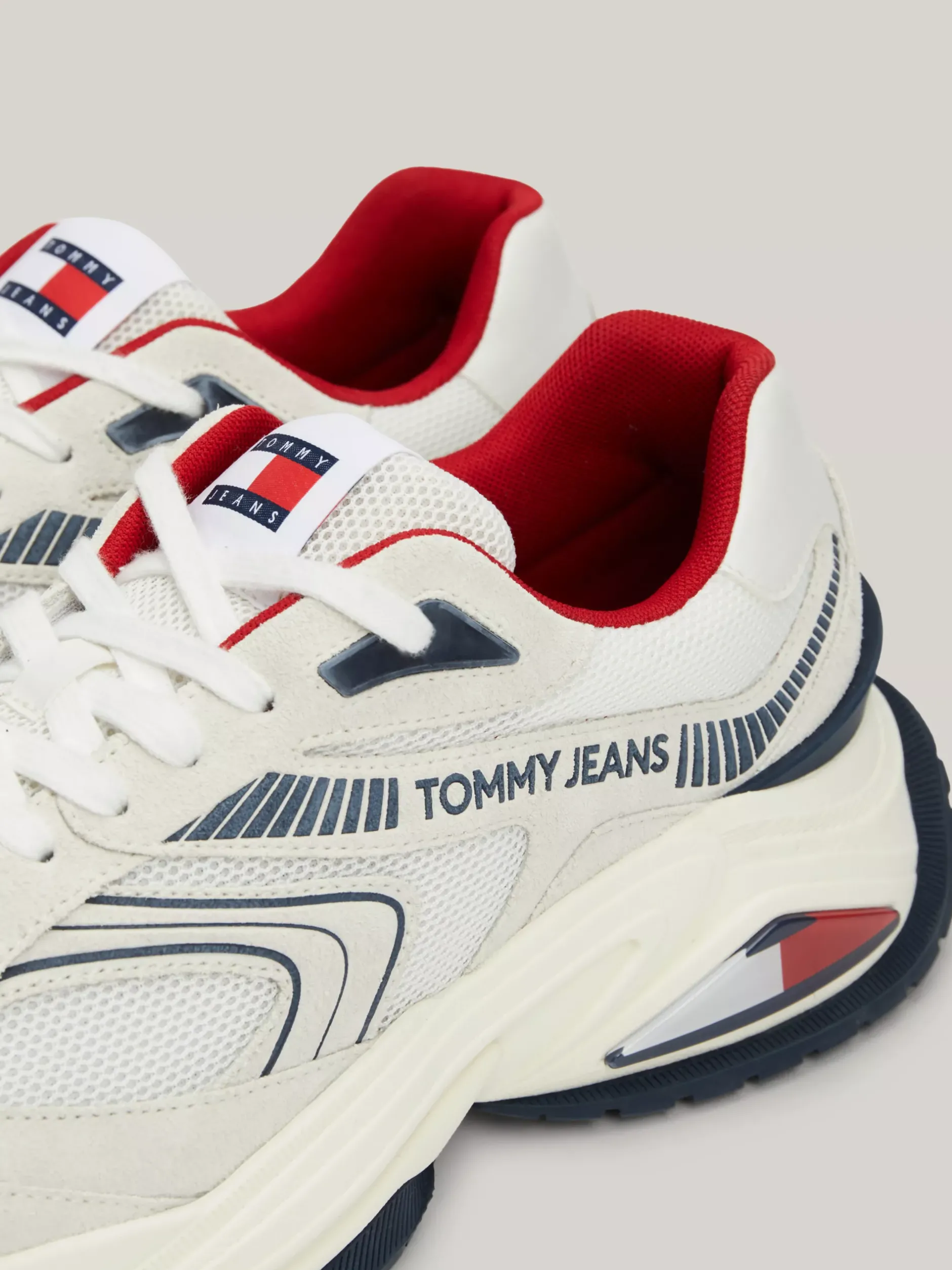 White Trainers|Sneakersy*Tommy Hilfiger Zamszowe Buty Do Biegania RWB