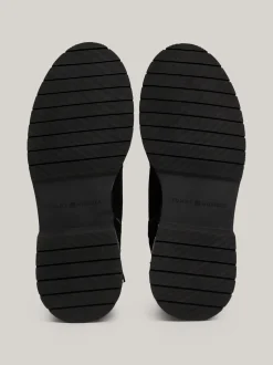 Buty Sznurowane|Buty*Tommy Hilfiger Zamszowe Buty Nad Kostkę BLACK