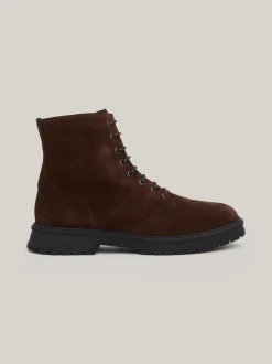 Buty Sznurowane|Buty*Tommy Hilfiger Zamszowe Buty Nad Kostkę COCOA