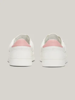Sneakersy*Tommy Hilfiger Zamszowe Buty Sportowe ECRU