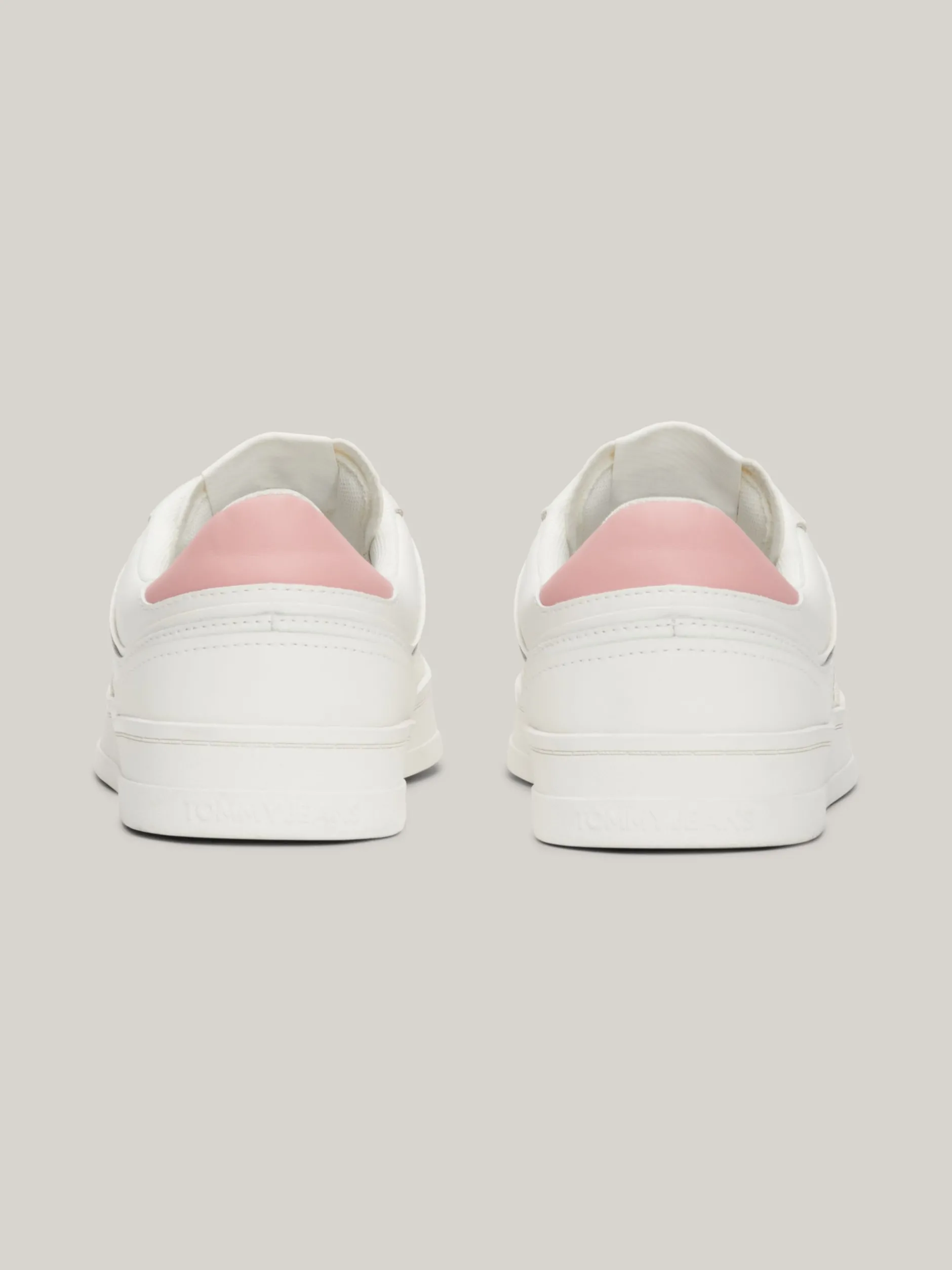 Sneakersy*Tommy Hilfiger Zamszowe Buty Sportowe ECRU