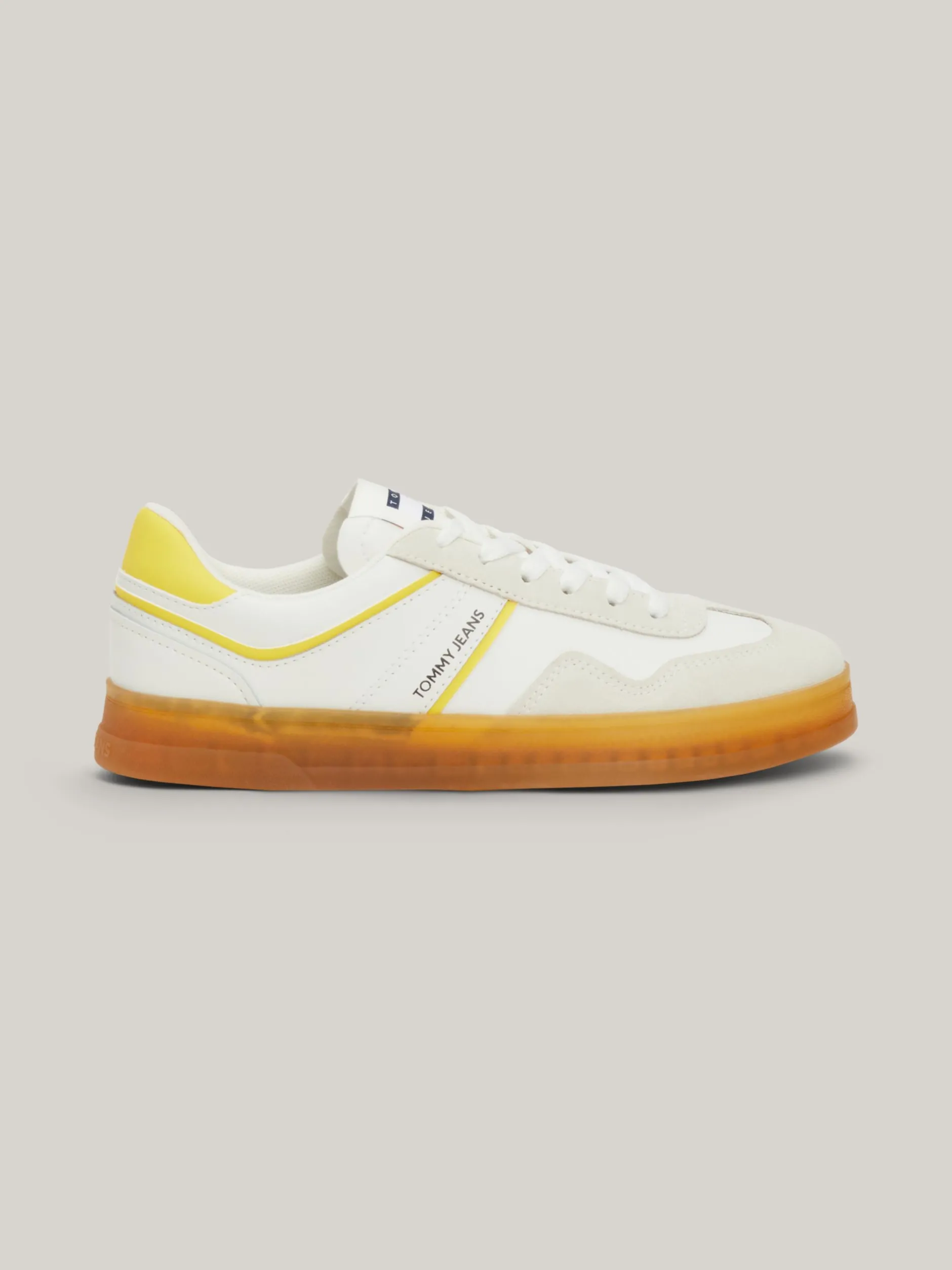 Sneakersy*Tommy Hilfiger Zamszowe Buty Sportowe EUREKA YELLOW