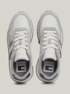 Sneakersy*Tommy Hilfiger Zamszowe Buty Sportowe STRATUS GREY