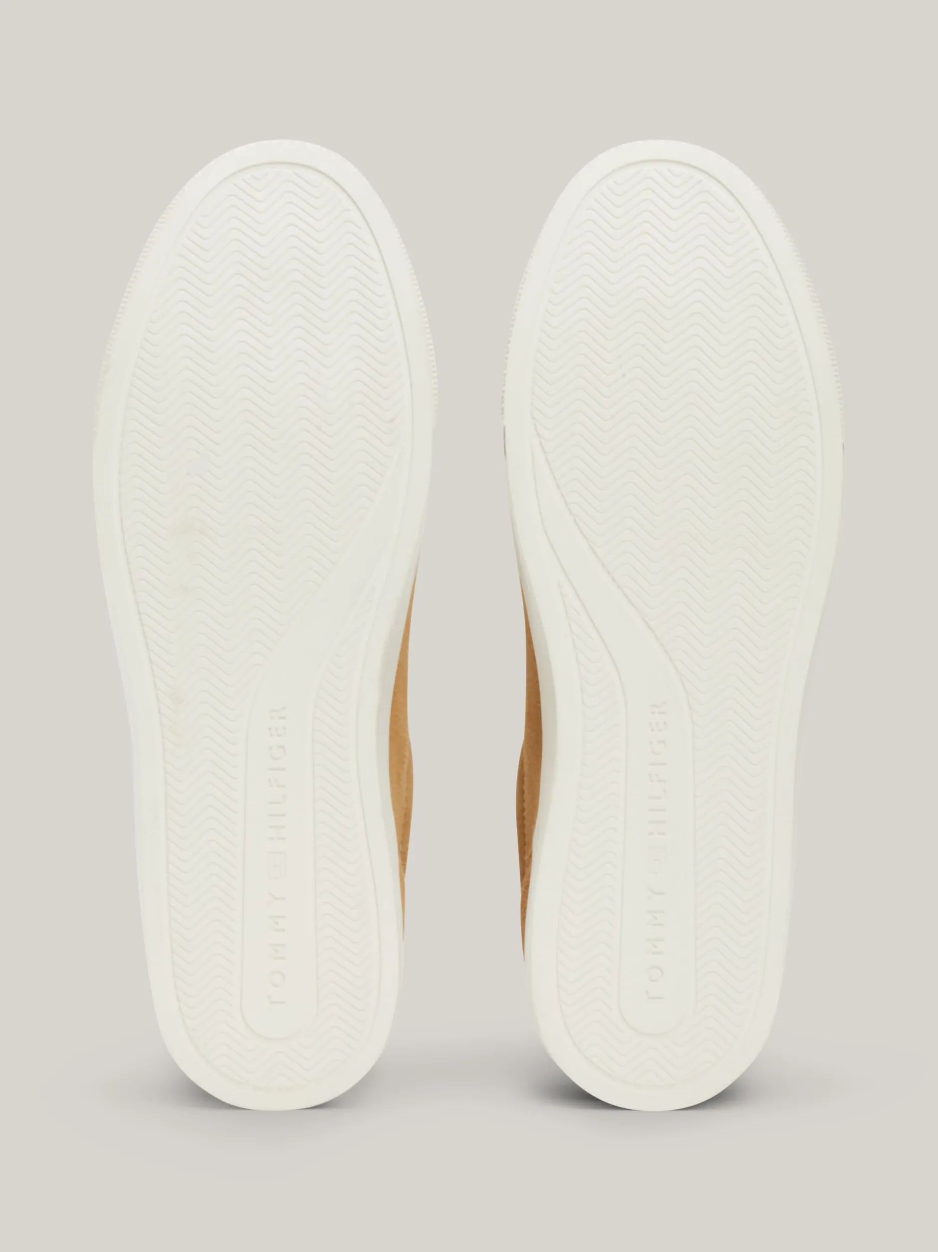 Sneakersy*Tommy Hilfiger Zamszowe Buty Sportowe CLASSIC KHAKI