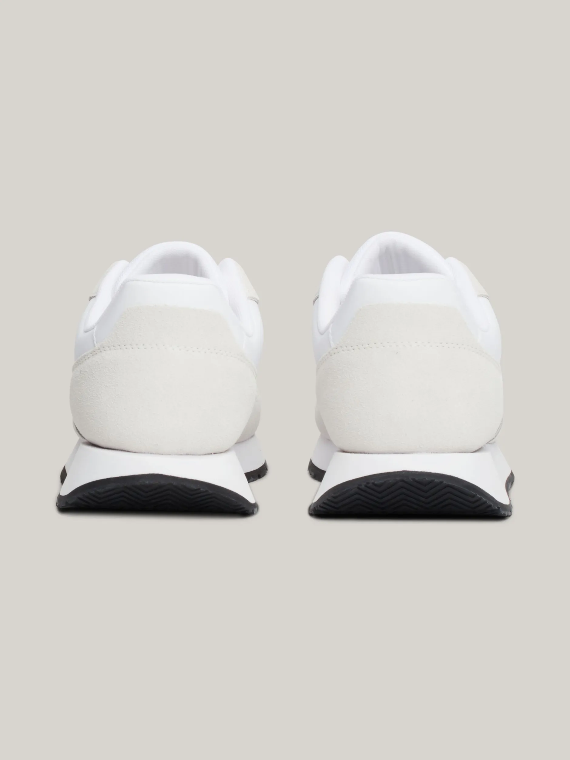White Trainers|Sneakersy*Tommy Hilfiger Zamszowe Buty Sportowe Do Biegania Z Logo WHITE