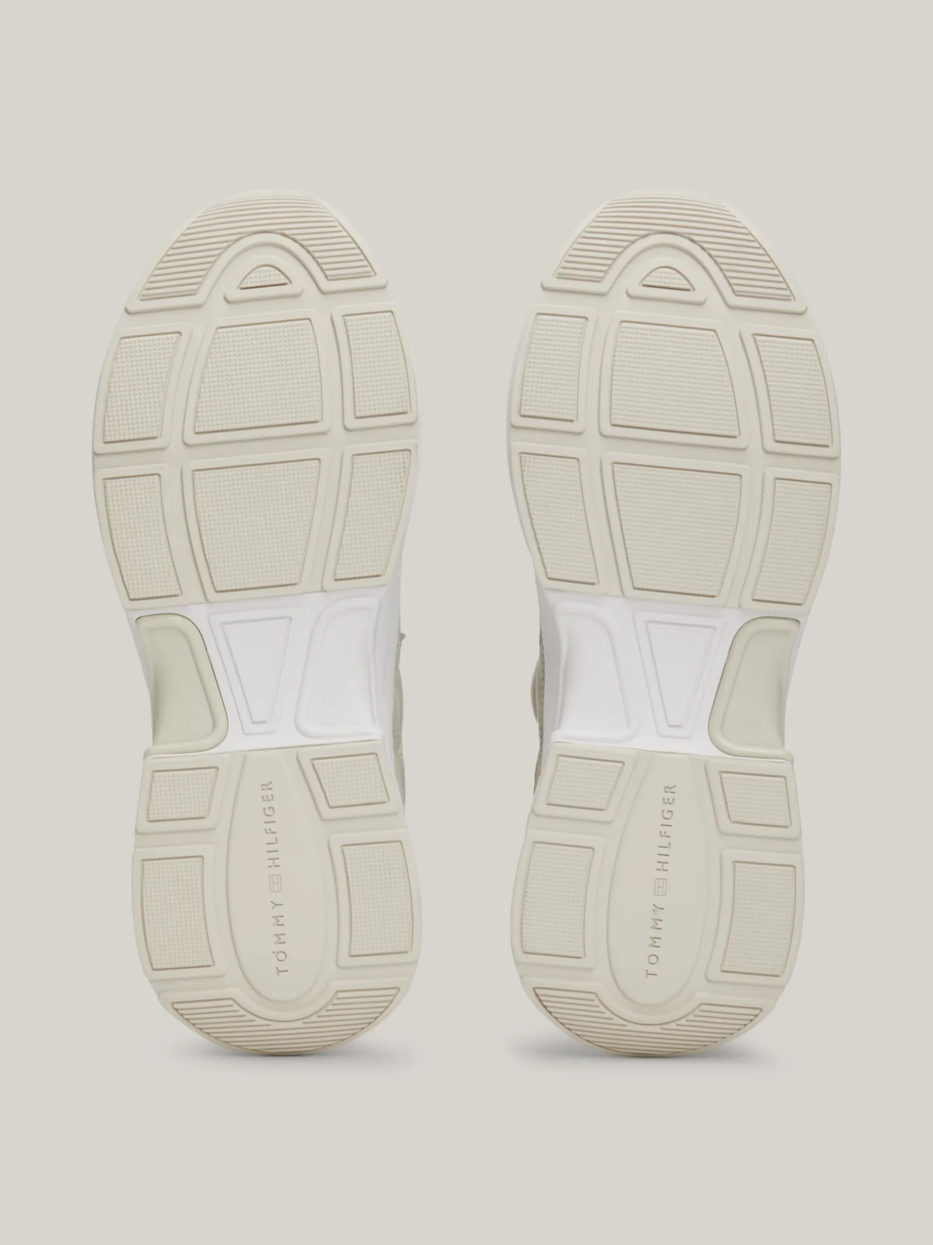 Sneakersy*Tommy Hilfiger Zamszowe Buty Sportowe Do Biegania STONE