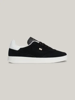 Sneakersy*Tommy Hilfiger Zamszowe Buty Sportowe Heritage BLACK