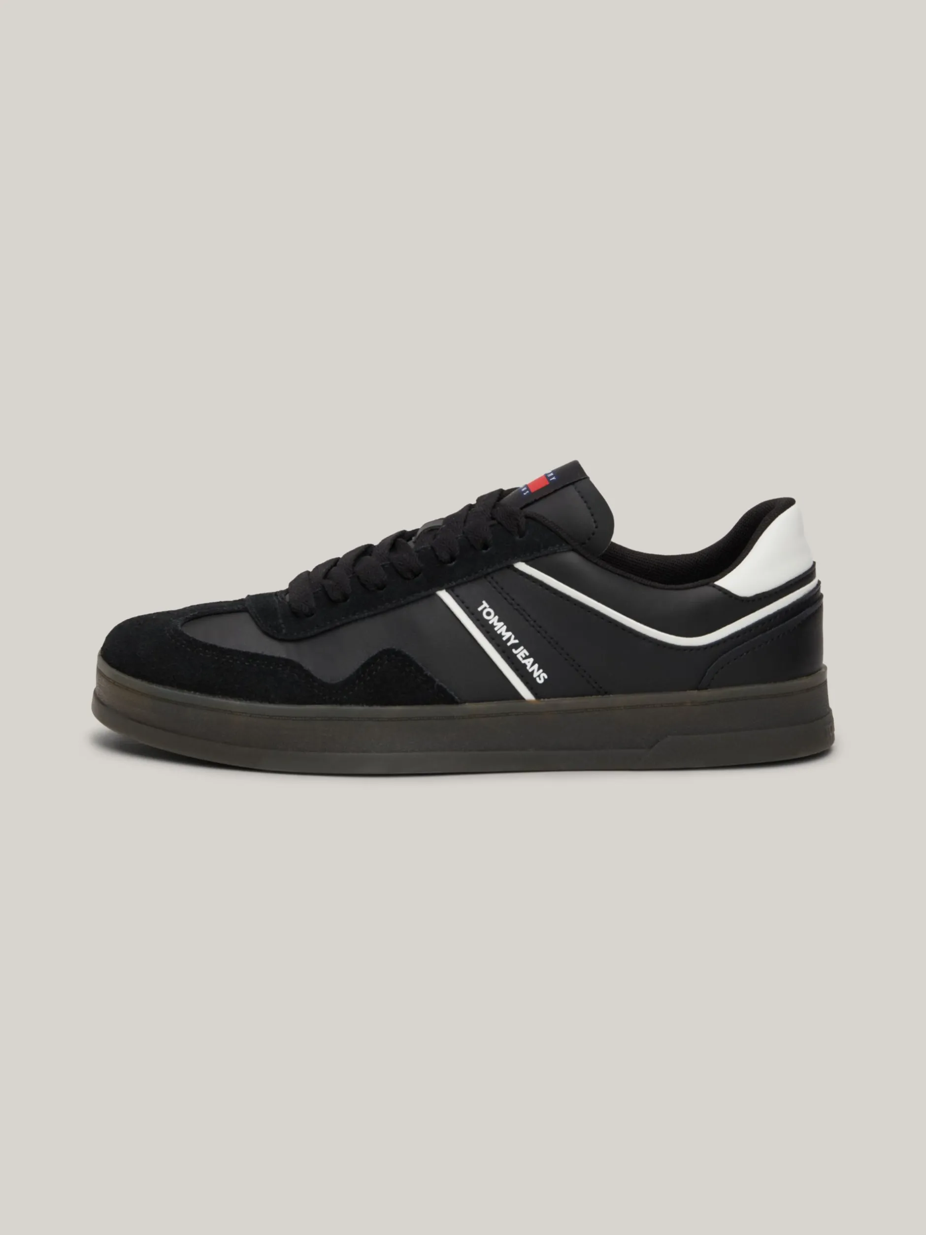 Sneakersy*Tommy Hilfiger Zamszowe Buty Sportowe Retro BLACK