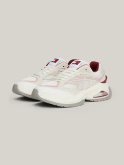 Sneakersy*Tommy Hilfiger Zamszowe Buty Sportowe W Stylu Retro RED CARPET
