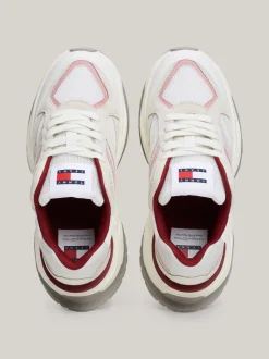 Sneakersy*Tommy Hilfiger Zamszowe Buty Sportowe W Stylu Retro RED CARPET