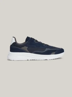 Sneakersy*Tommy Hilfiger Zamszowe Buty Sportowe Z Wytłoczonym Logo DESERT SKY